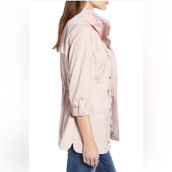 Cole Haan Signature Packable Rain Jacket XL in Canyon Rose - Picture 4 of 6